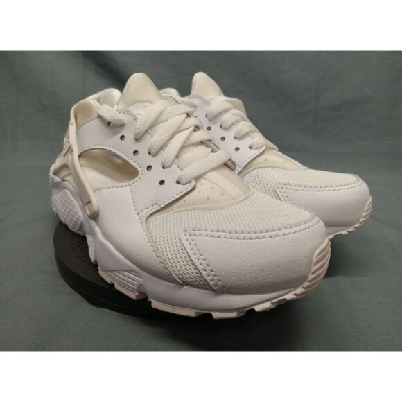 Nike Girls Air Huarache Run GS Sneakers Mesh White Platinum Size 4Y NEW NO BOX! - Picture 3 of 11